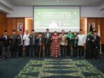 Sejumlah ustadz dan ustadzah berkumpul dalam pelantikan Dewan Pimpinan Wilayah Lembaga Seni Qasidah Indonesia Nusantara Jaya Daerah Khusus Jakarta (DPW LASQI NJ) resmi dilantik, Jumat (5/7/2024).